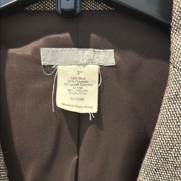 J.Crew Women's Vintage Blazer Made in Hong Kong size 2 - Picture 2 of 11